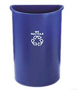 View: 3520-73 Half Round Recycling Container Pack of 4